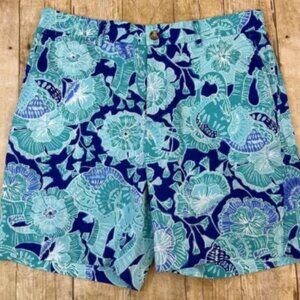 Lilly Pulitizer Mens Beaumont Shorts Paisley Floral Size 34